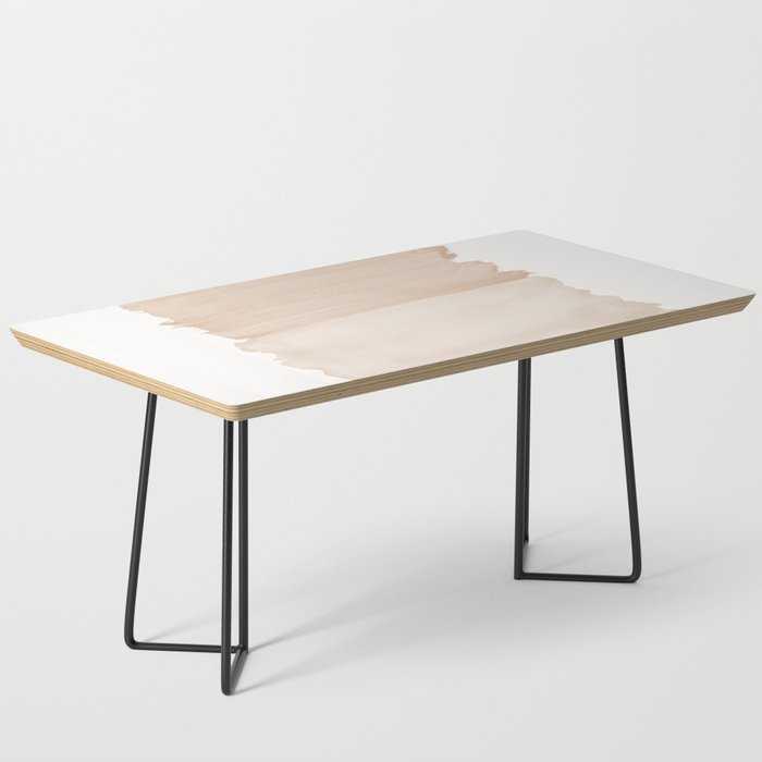 Warm Beige Abstract Minimalism #1 #Minimal #Ink #Decor #Art #Homestorie Coffee Table
