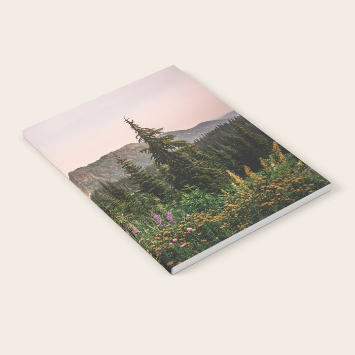 Mount Rainier Wildflower Adventure - National Park Wanderlust Notebook