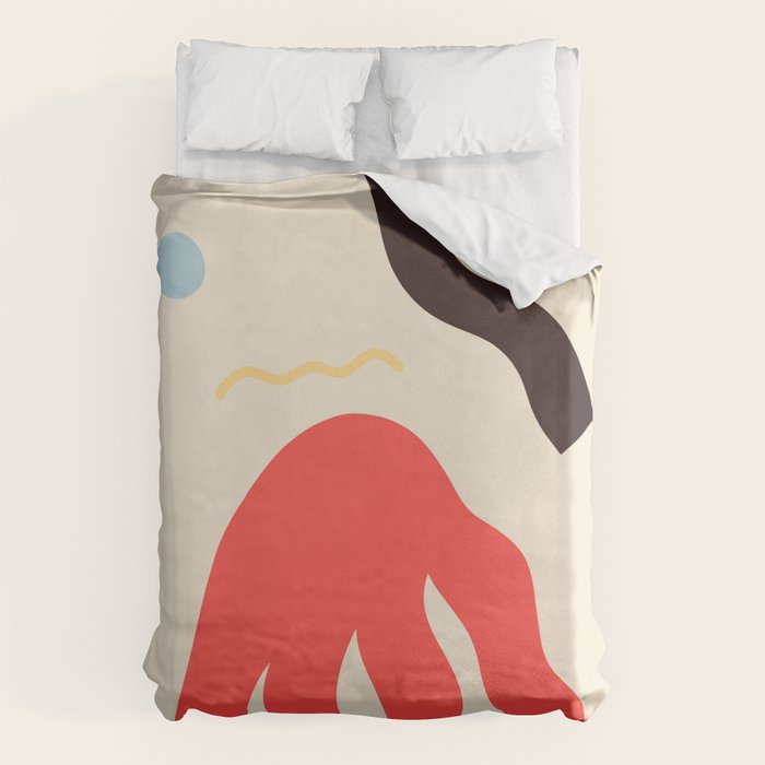 Abstract Portrait Of Anastasia Duvet Cover