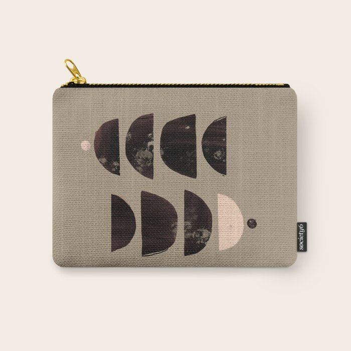 Abstract Bohemian Art Print Matisse Muted Art Print Carry All Pouch
