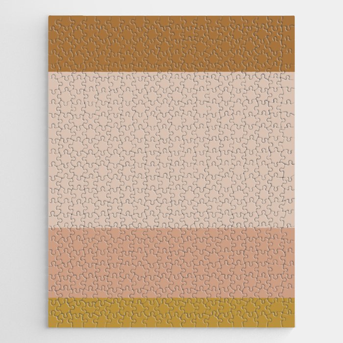 Contemporary Color Block X Jigsaw Puzzle
