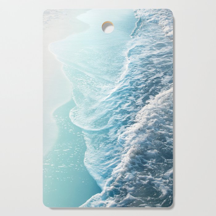 Soft Turquoise Ocean Dream Waves #1 #Water #Decor #Art #Homestorie Cutting Board