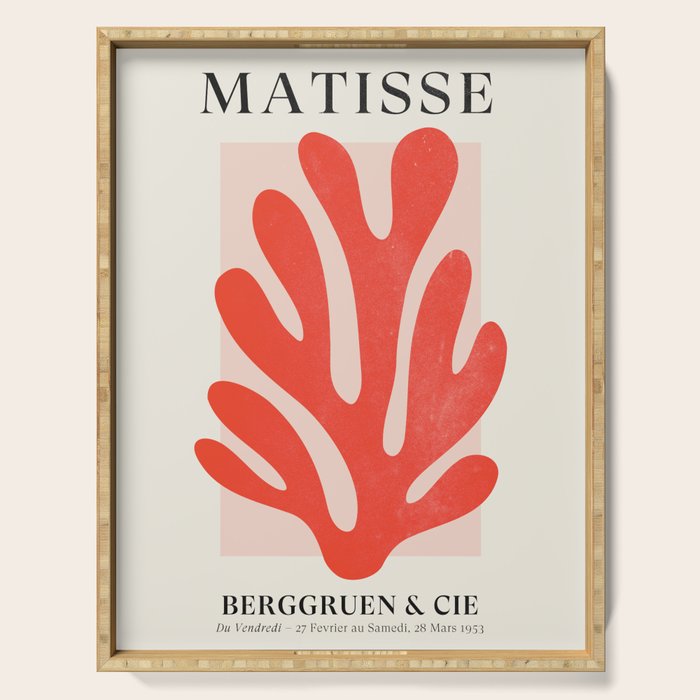 Jazz Leaf: Matisse Edition | Mid Century Series Serving Tray