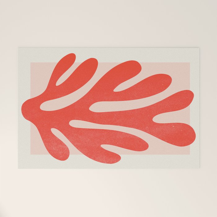Jazz Leaf: Matisse Edition | Mid Century Series Welcome Mat