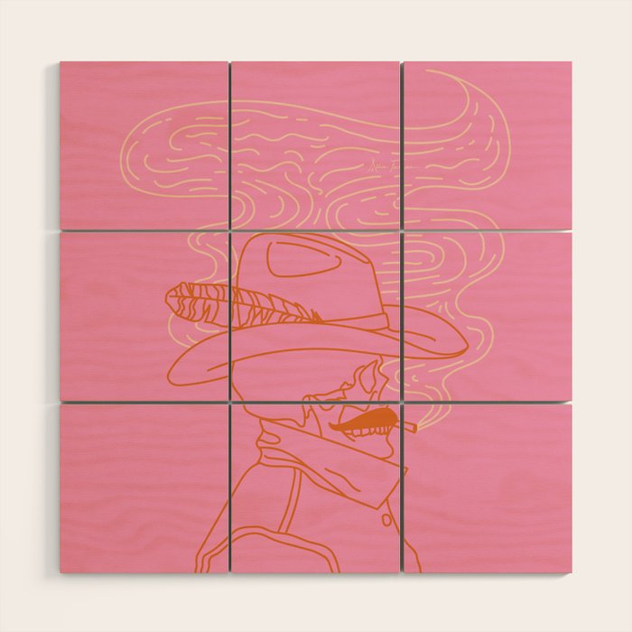 Love Or Die Tryin - Cowhand Wood Wall Art