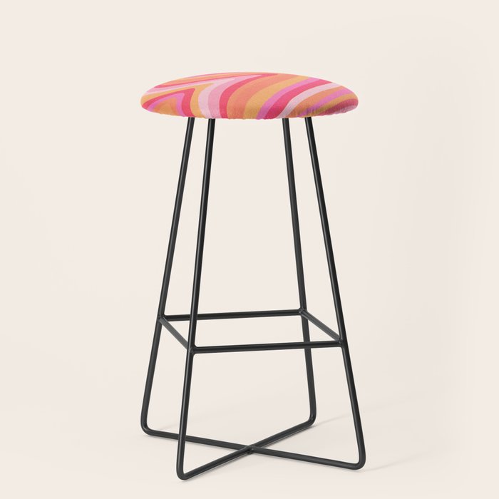 Sunshine Melt - Pink & Peach Palette Stool