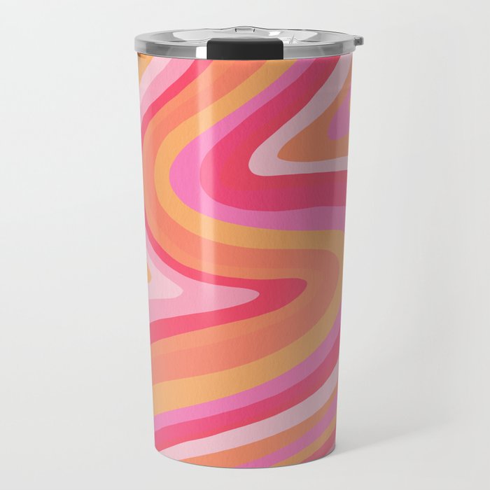 Sunshine Melt - Pink & Peach Palette Travel Mug