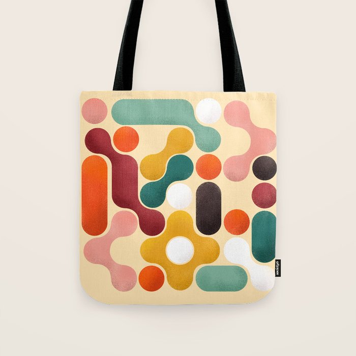 Color Pops - Mid Century Style  Tote Bag