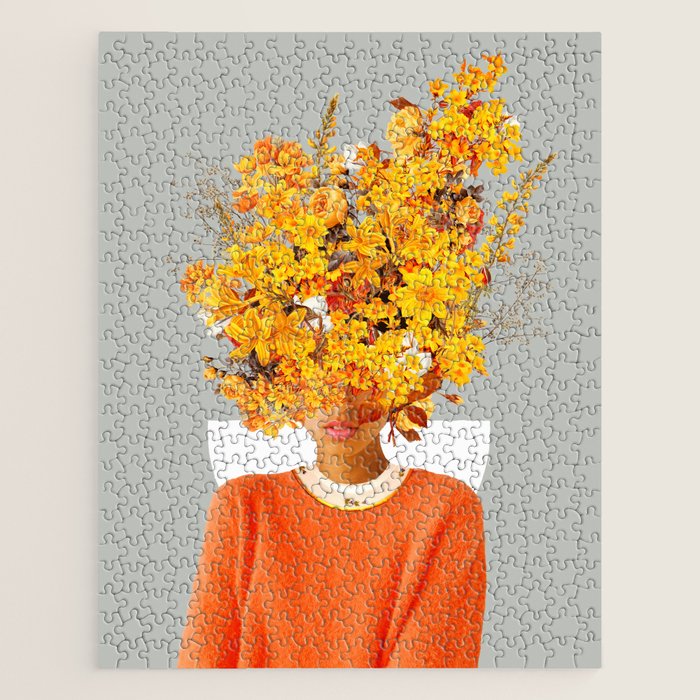 I Saw You Flower In The Reflection Of My Soul Jigsaw Puzzle