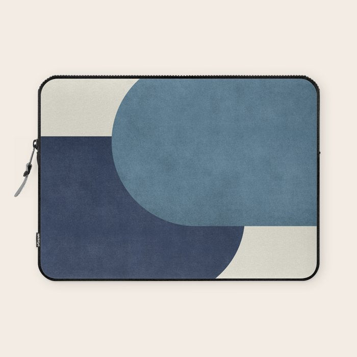 Halfmoon Colorblock - Blue Laptop Sleeve