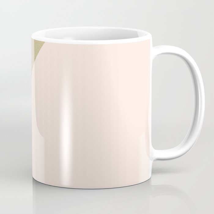 Gold Meets Blush & White Geometric #1 (Faux Foil) #Decor #Art #Homestorie Coffee Mug