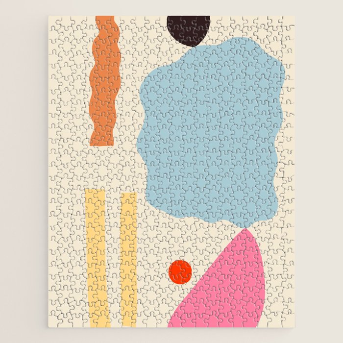 Abstract Portrait Of Alyona Jigsaw Puzzle