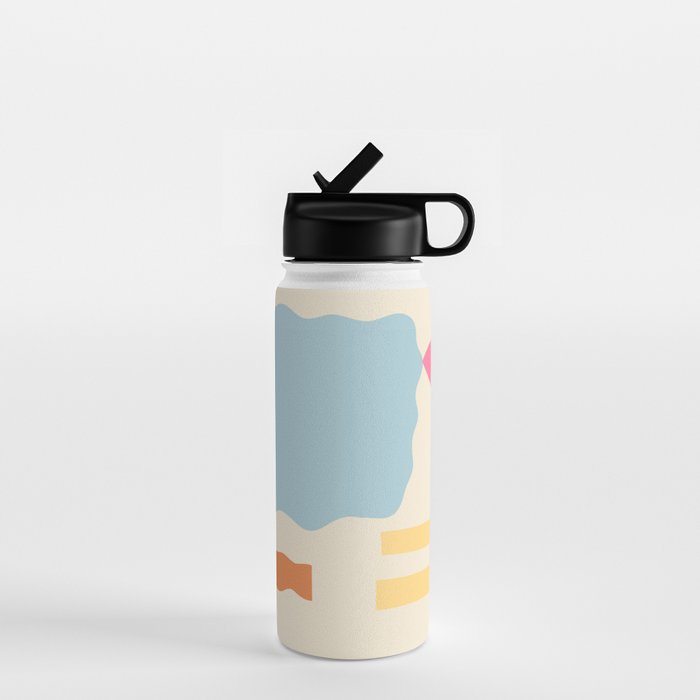 Abstract Portrait Of Alyona Water Bottle