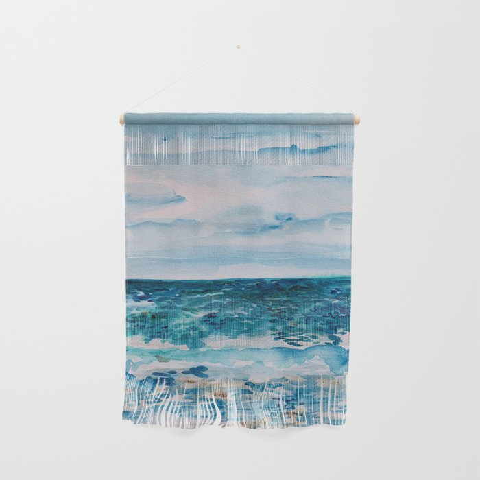Cabo Beach Mexico Watercolor #1 Wall Hanging