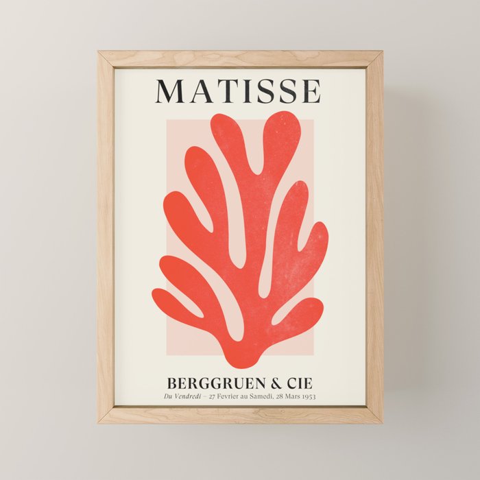 Jazz Leaf: Matisse Edition | Mid Century Series Mini Art Print