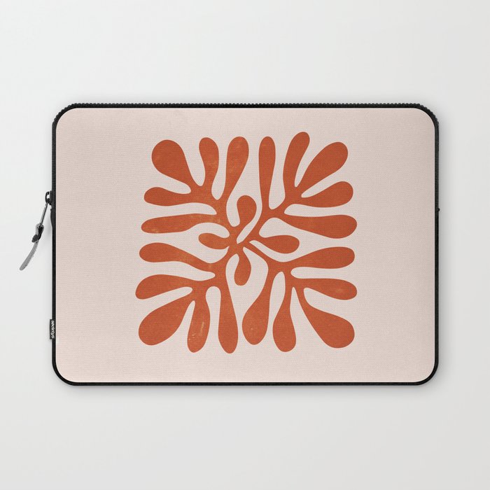 Nature Leaf Cutouts Iii: Terracotta Edition | Mid-Century Henri Matisse Series Laptop Sleeve
