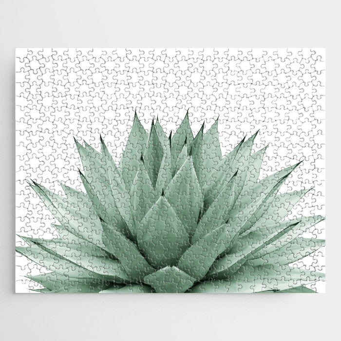 Agave Green Summer Vibes #1 #Tropical #Decor #Art #Homestorie Jigsaw Puzzle
