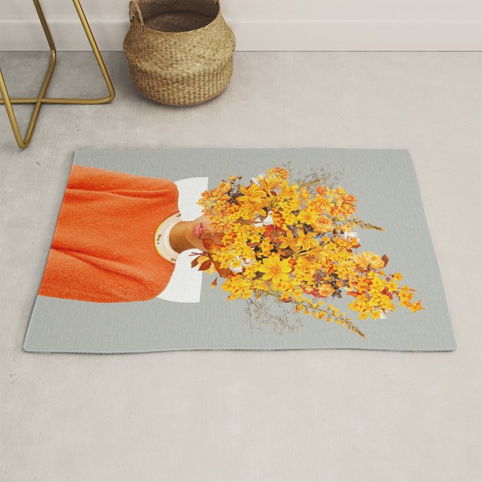 I Saw You Flower In The Reflection Of My Soul Rug