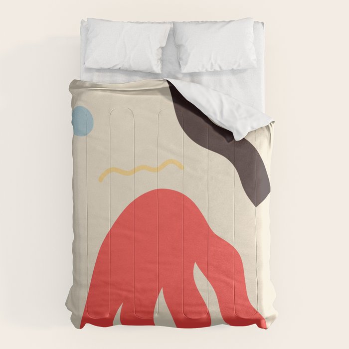 Abstract Portrait Of Anastasia Comforter