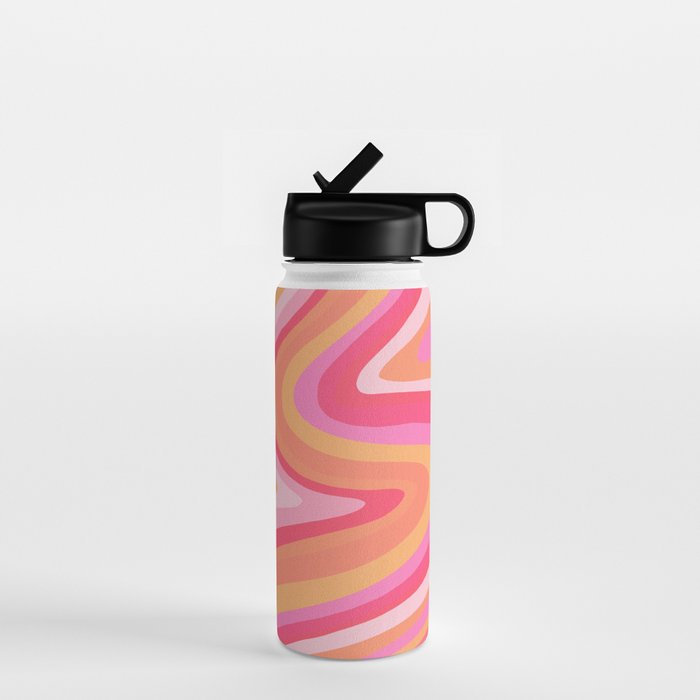 Sunshine Melt - Pink & Peach Palette Water Bottle