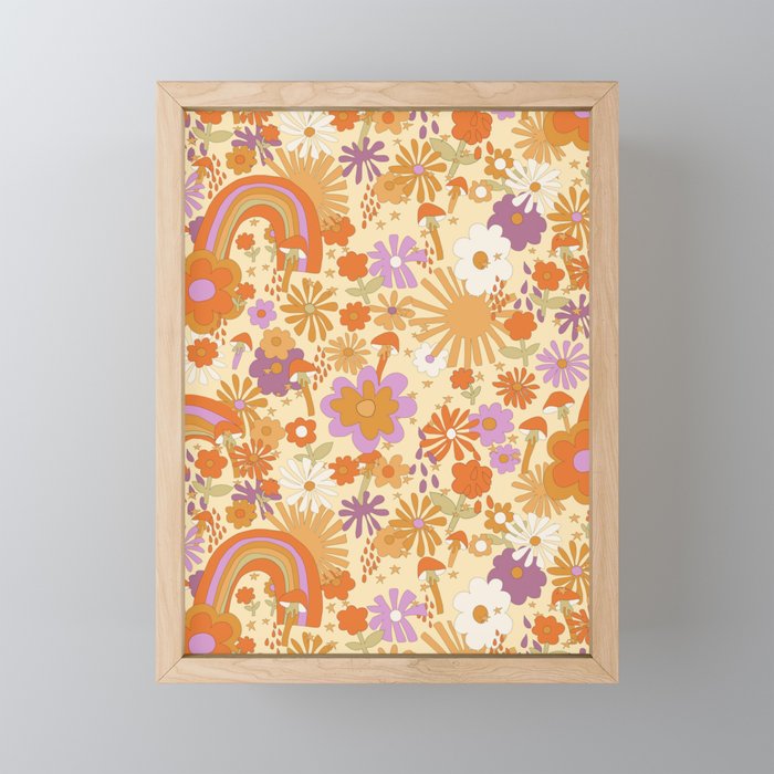 Rainbows, Sunshine And Stars Mini Art Print