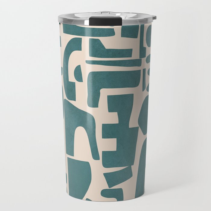Organic Contemporary Modern Shapes 12 Travel Mug