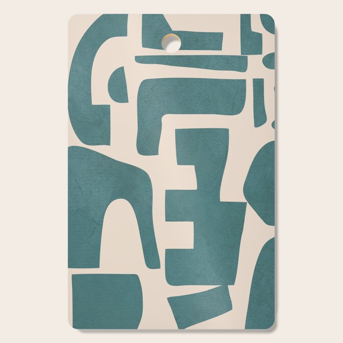 Organic Contemporary Modern Shapes 12 Cutting Board