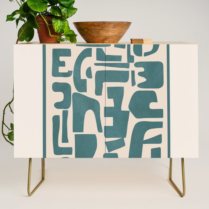 Organic Contemporary Modern Shapes 12 Credenza