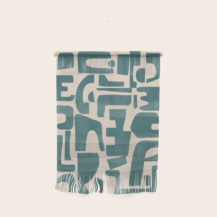 Organic Contemporary Modern Shapes 12 Wall Hanging