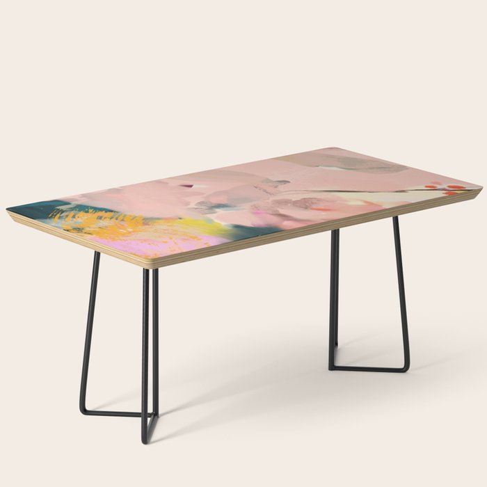 Abstract Floral Inspiration Coffee Table