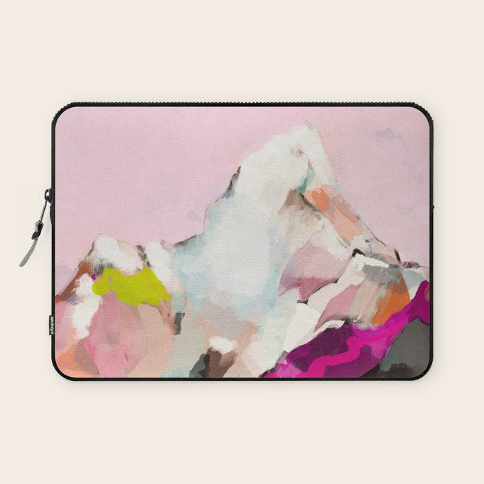 Landscape Mountain Painting Abstract Laptop Sleeve