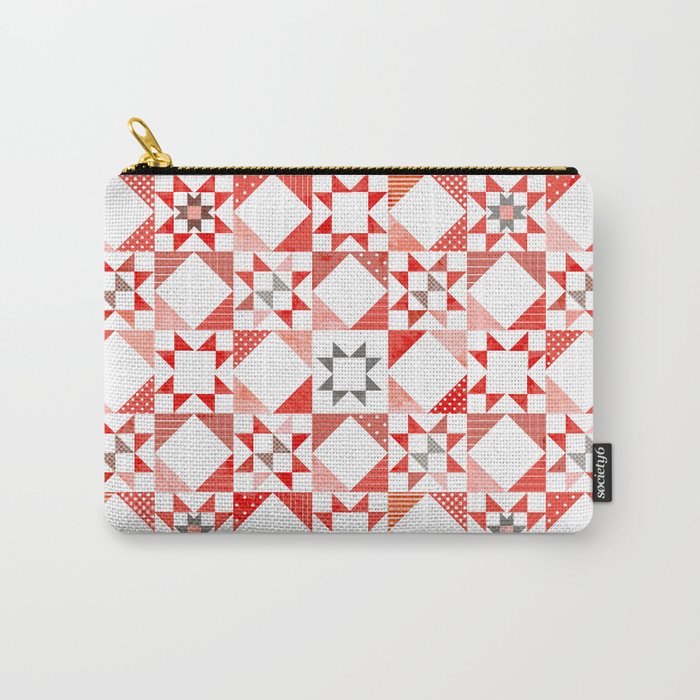 Christmas Quilt - Pattern No1 Carry All Pouch