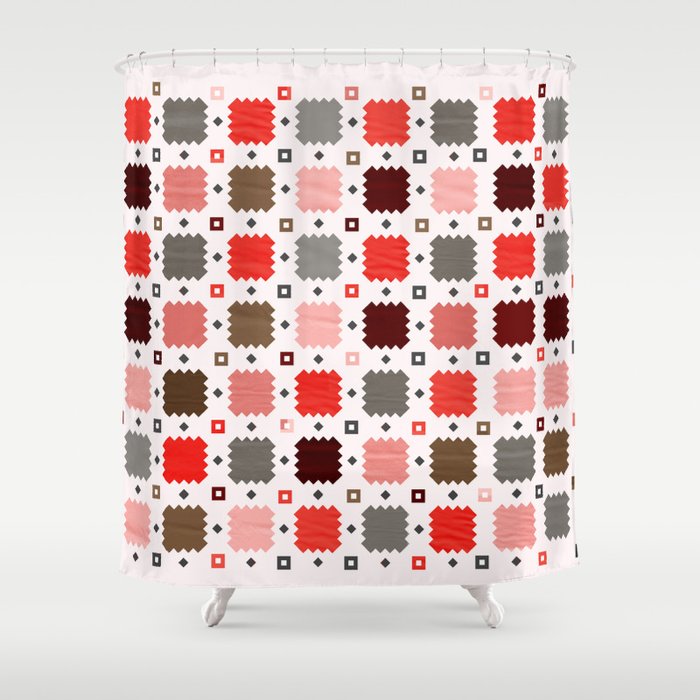 Christmas Quilt - Pattern No3 Shower Curtain