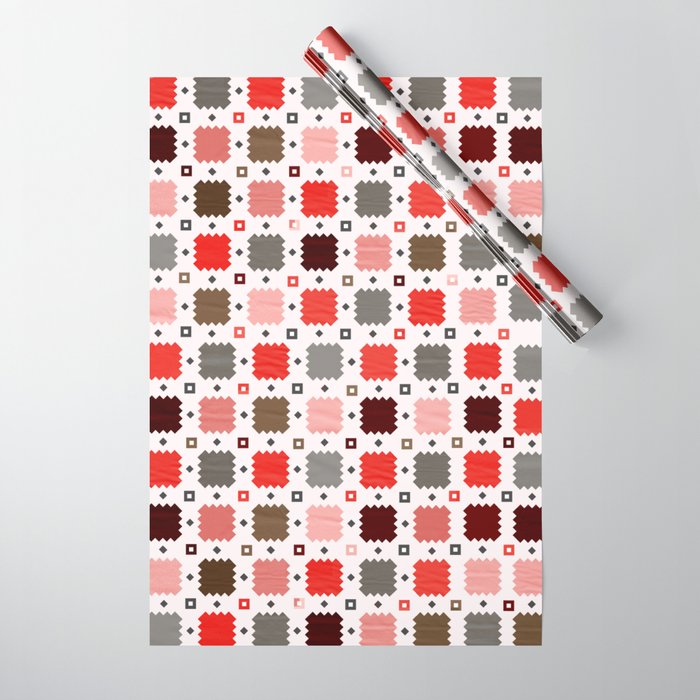Christmas Quilt - Pattern No3 Wrapping Paper