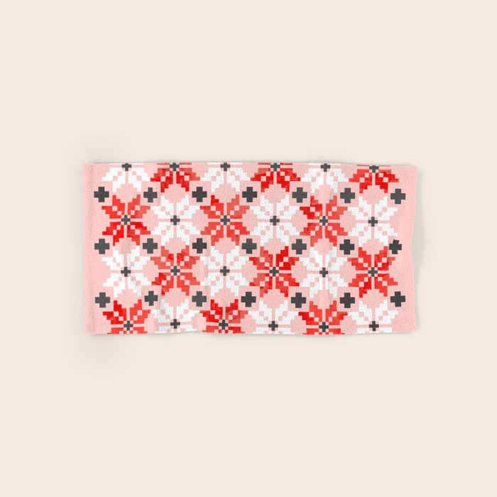 Christmas Quilt - Pattern No2 Bath Towel