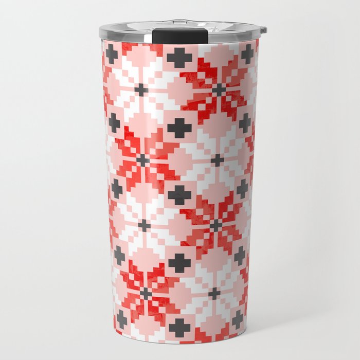 Christmas Quilt - Pattern No2 Travel Mug