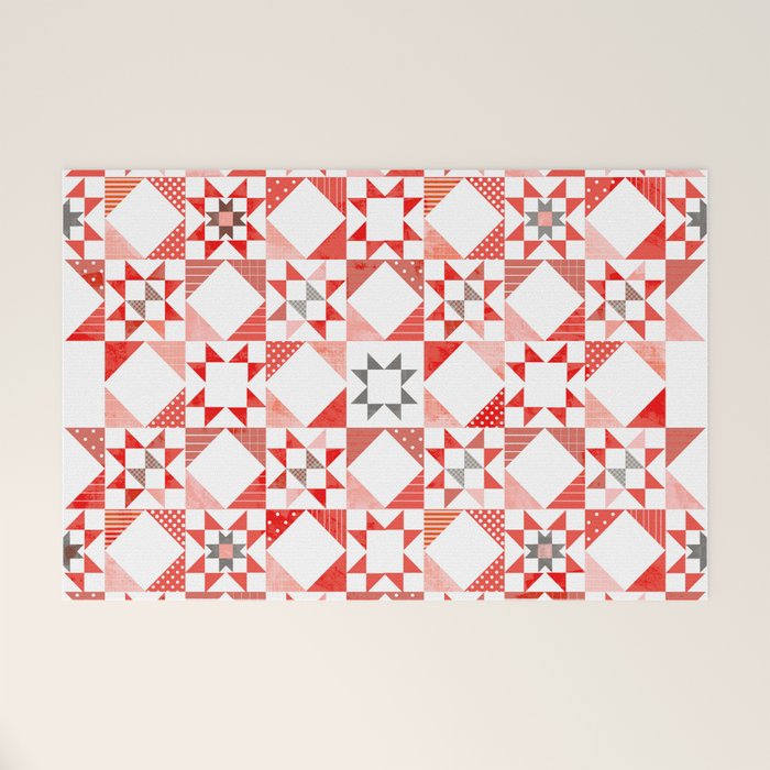 Christmas Quilt - Pattern No1 Welcome Mat