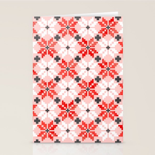 Christmas Quilt - Pattern No2 Stationery Card