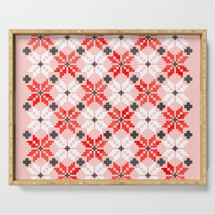 Christmas Quilt - Pattern No2 Serving Tray