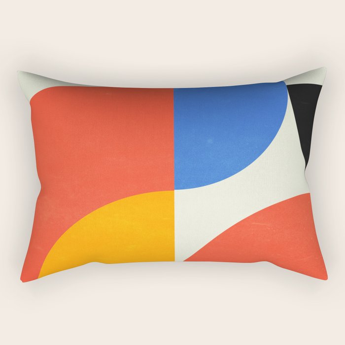 Bauhaus 02: Exhibition 1923 | Mid Century Series  Rectangular Pillow