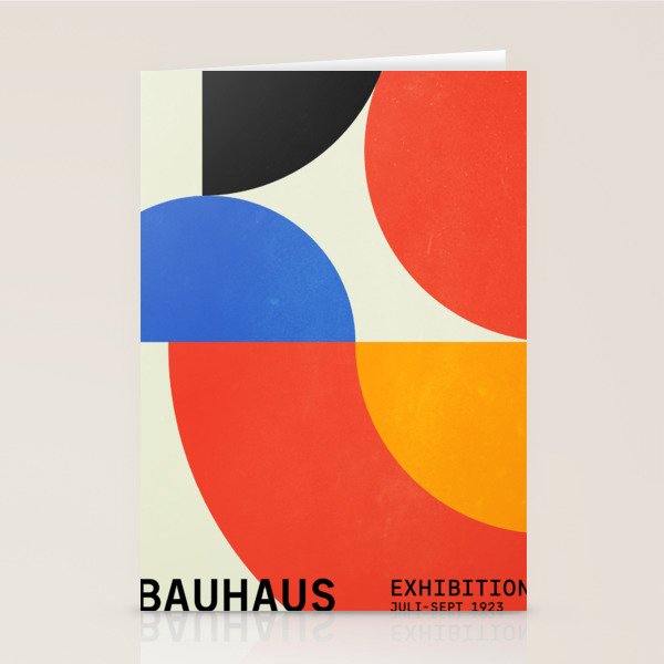 Bauhaus 02: Exhibition 1923 | Mid Century Series  Stationery Card