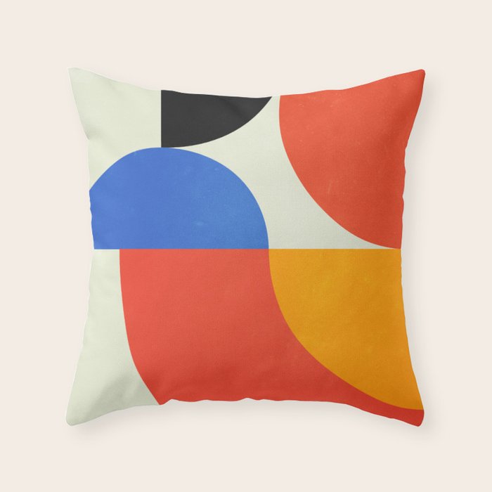 Bauhaus 02: Exhibition 1923 | Mid Century Series  Throw Pillow