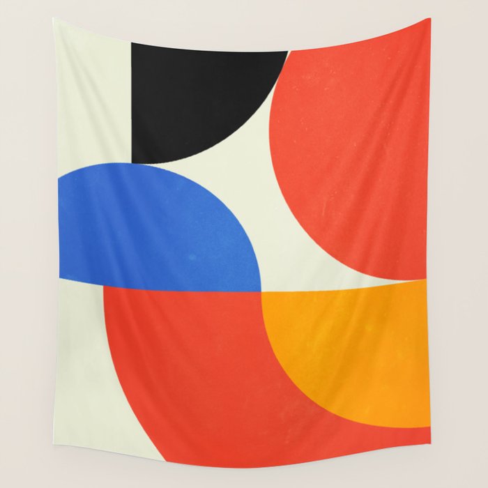 Bauhaus 02: Exhibition 1923 | Mid Century Series  Wall Tapestry