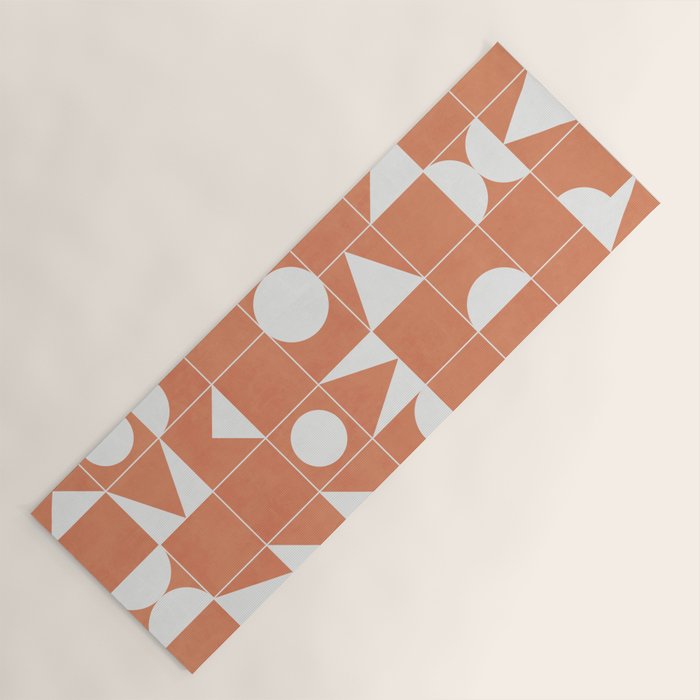 My Favorite Geometric Patterns No.14 - Coral Yoga Mat