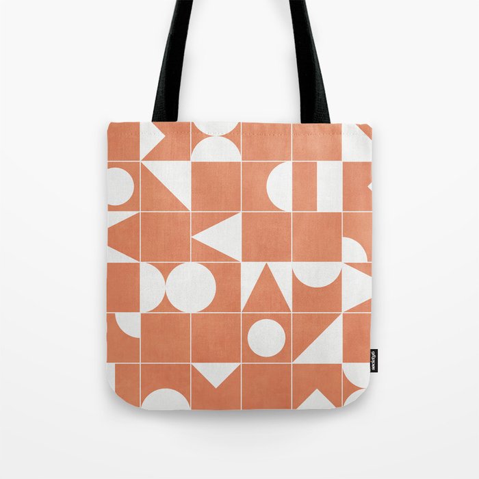 My Favorite Geometric Patterns No.14 - Coral Tote Bag