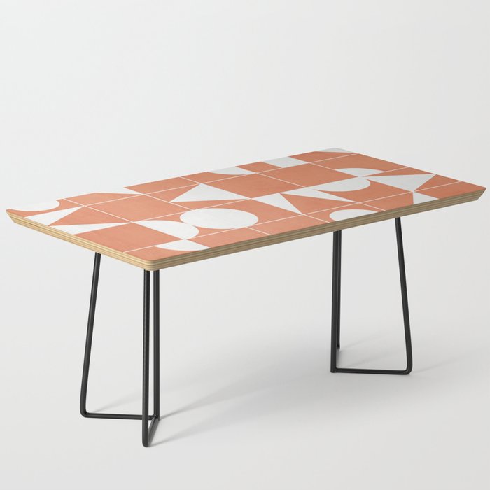 My Favorite Geometric Patterns No.14 - Coral Coffee Table