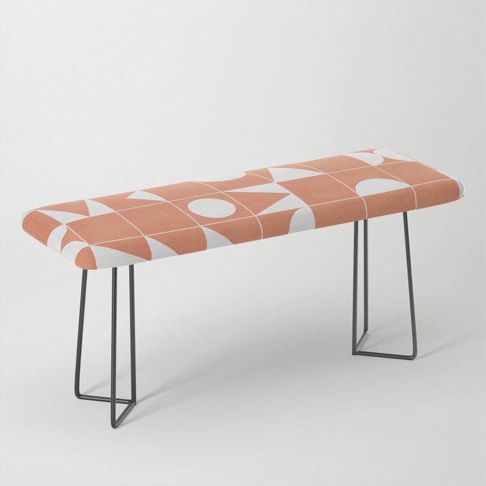 My Favorite Geometric Patterns No.14 - Coral Bench