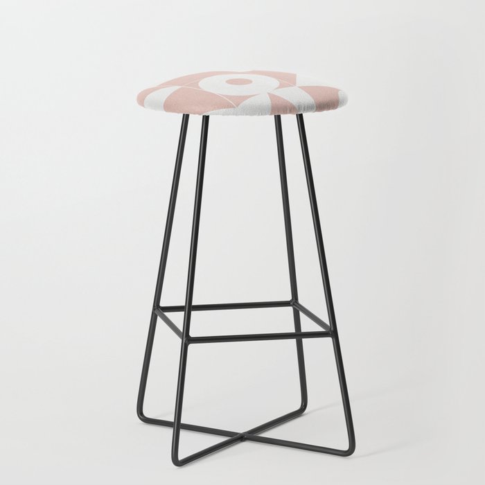 My Favorite Geometric Patterns No.11 - Pale Pink Stool
