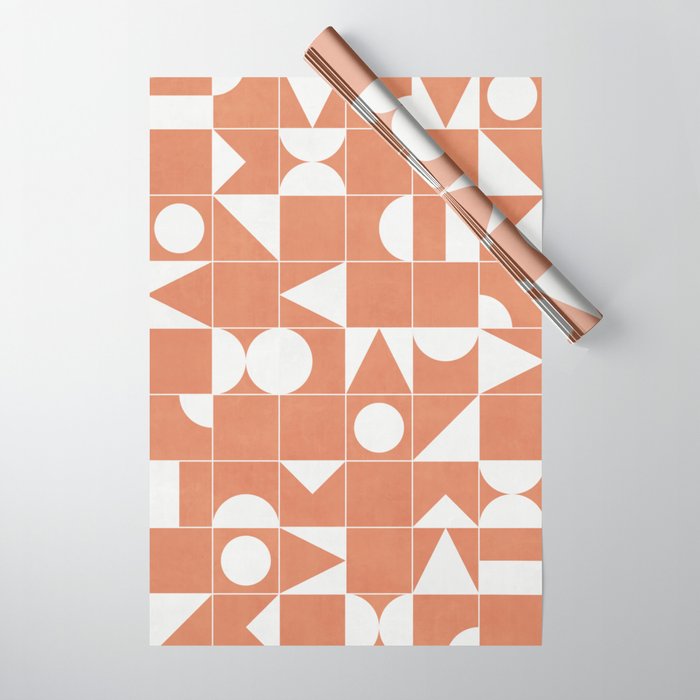 My Favorite Geometric Patterns No.14 - Coral Wrapping Paper