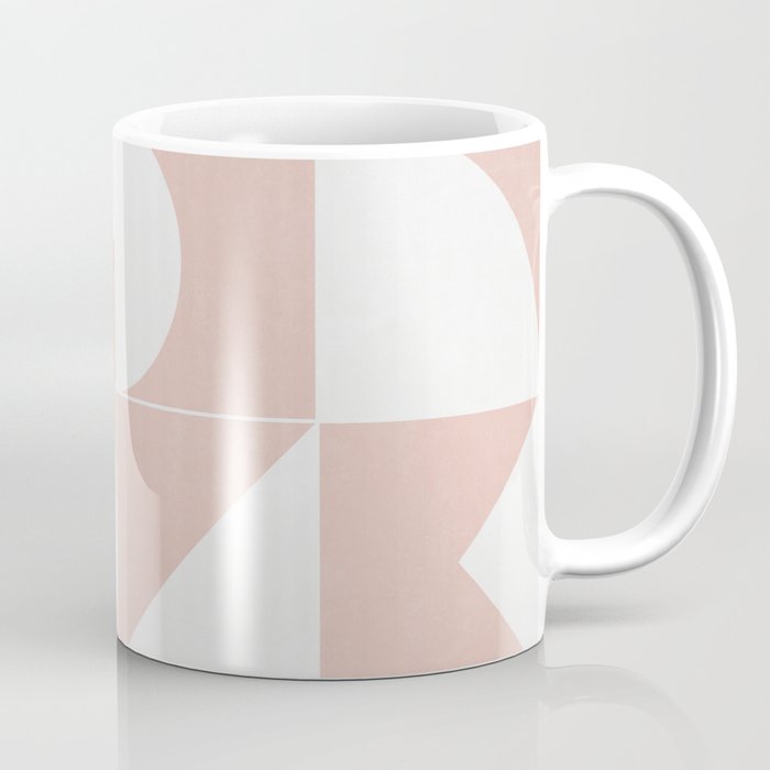 My Favorite Geometric Patterns No.11 - Pale Pink Coffee Mug